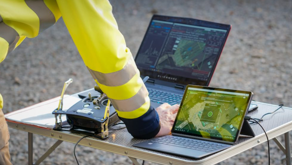 SkyeBase UAV Methane Detection Belgium