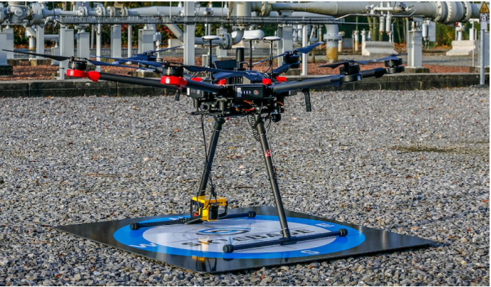 DJI M600 drone with Laser Falcon sensor